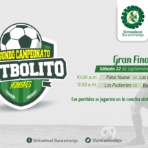 FINAL SEGUNDO TORNEO DE FUTBOL HOMBRES