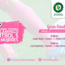 FINAL SEGUNDO TORNEO DE FUTBOL MUJERES